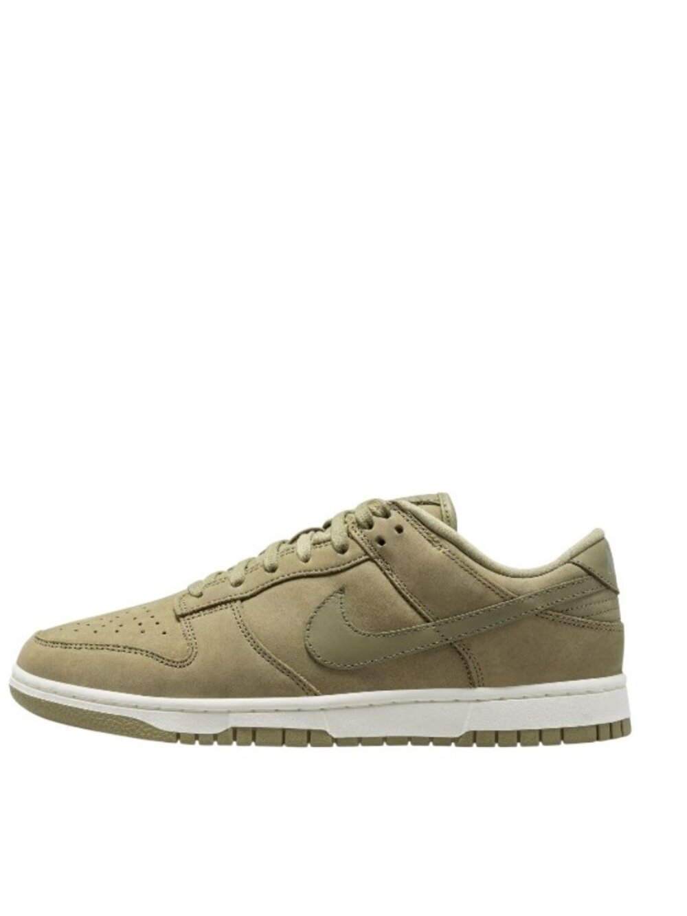 Nike Women's Neutral Olive Dunk Low Classic Suede Athletic Sneaker Size 7.5